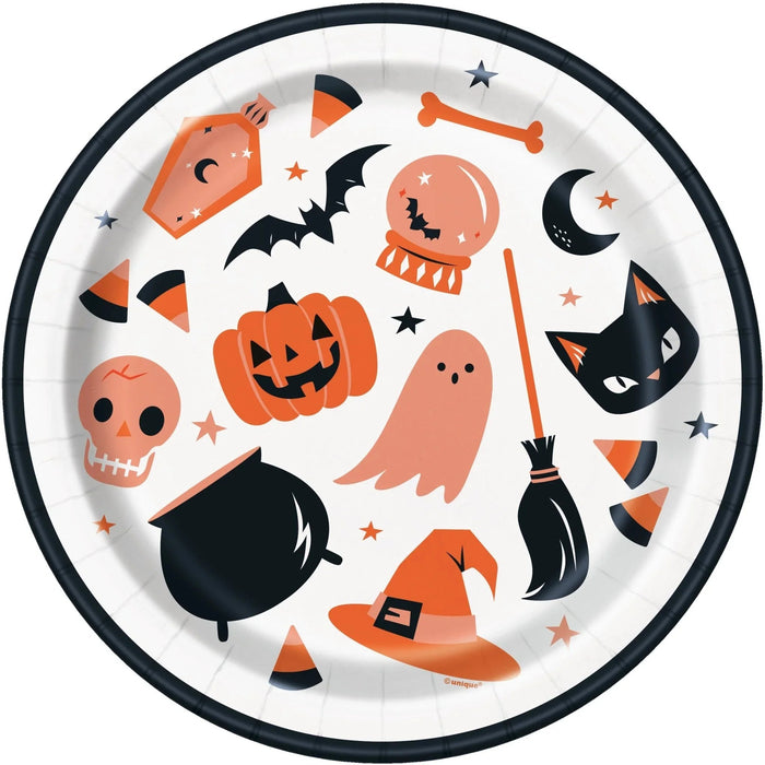 Spooky Spirits Plates 9" | 8 ct - Zurchers