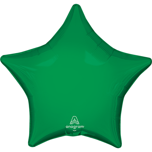Green Star Mylar Balloon 18" | 1ct.