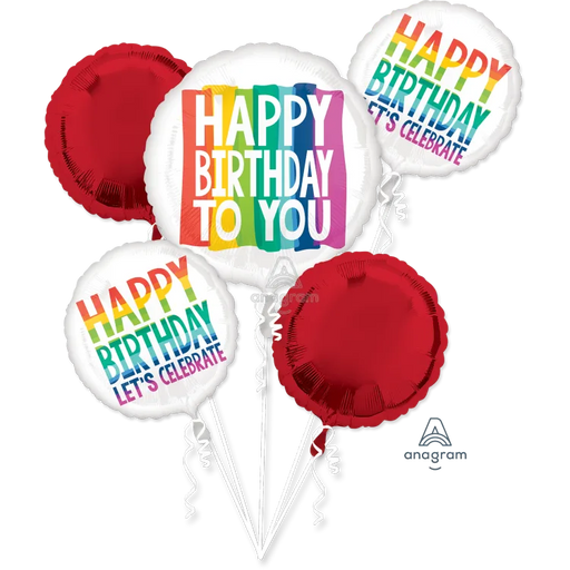 Rainbow Wishes Bouquet of Balloons | 1ct
