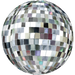 Disco Ball Orbz Mylar Balloon | 1ct - Party Supplies
