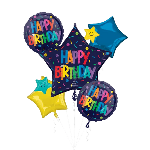 Bold Birthday Bouquet of Balloons | 1ct