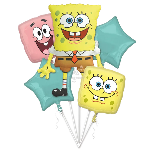 Spongebob Squarepants Bouquet of Balloons | 1ct