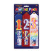 A set of award ribbons featuring a 1st, 2nd, 3rd place award pack design. Comes in a pack of 3.