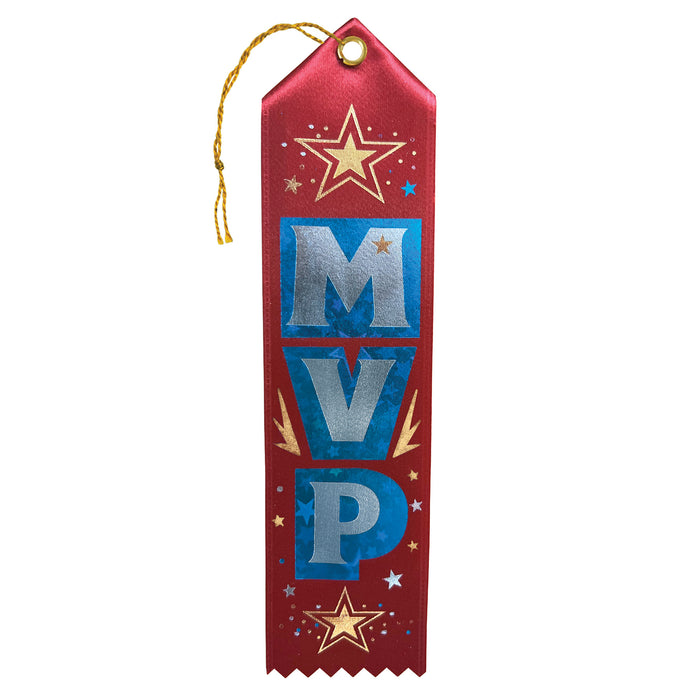 A party decoration featuring a mvp award design. Sold as a single piece.