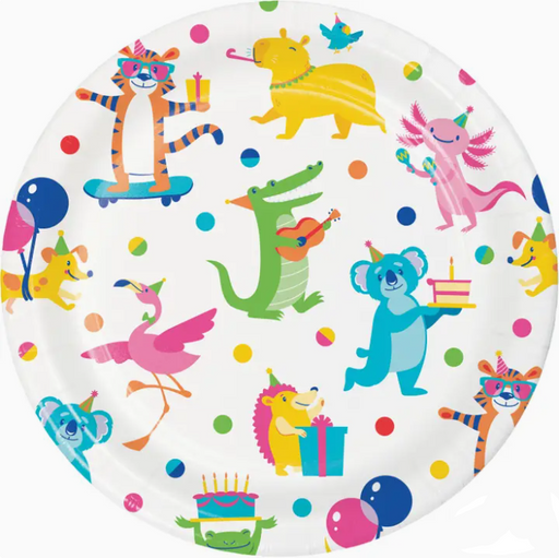 Animal Jamboree Paper Plates 9in | 8ct