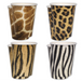 Assorted Animal Print Cups 12oz | 8ct