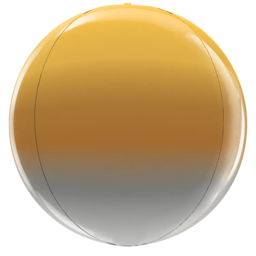 15" Metallic Ombre Globe Balloon | 1ct
