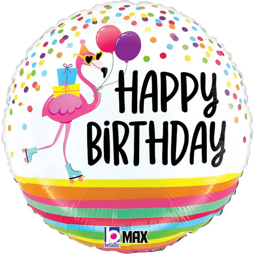 18" Flamingo Birthday Party | 1ct