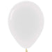 11" Crystal Clear shown against a plain white background — a latex balloons party item.