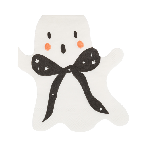 Booquette Ghost Shaped Cocktail Napkins | 24ct