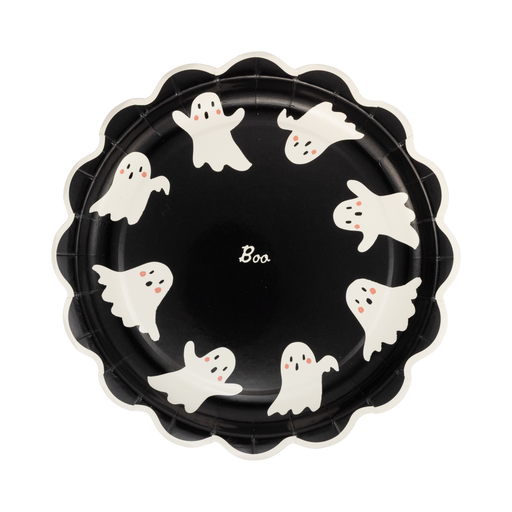 Booquette Ghosts 8" Plates | 8ct