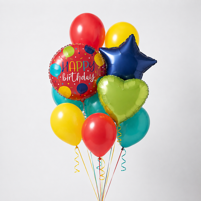 Balloon Party Simple Bouquet | 10pc