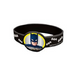 Black Batman rubber bracelet on a white background