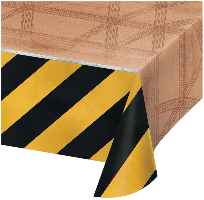 Big Dig Construction Plastic Tablecover | 1ct
