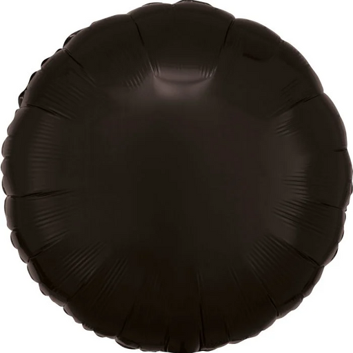 18" Black Round Mylar | 1ct
