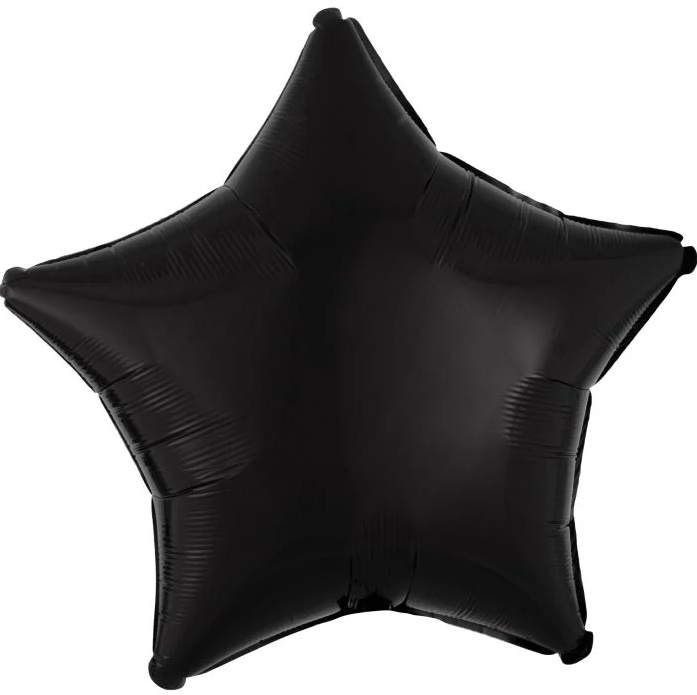 18" Black Star Mylar | 1ct