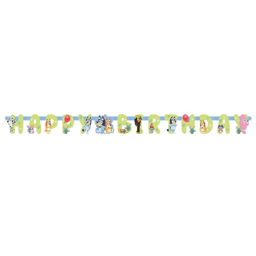 Bluey Happy Birthday Jointed Banner 6' | 1 ct