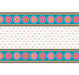 Boho Fiesta Plastic Tablecover | 1ct