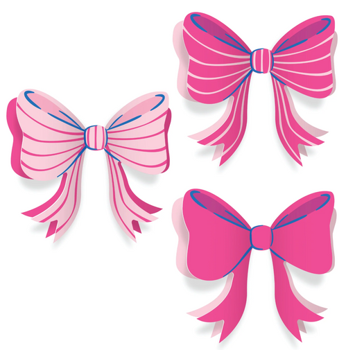 Bow Bash Wall Decor | 3pc