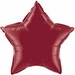 18" Burgundy Star Mylar | 1ct