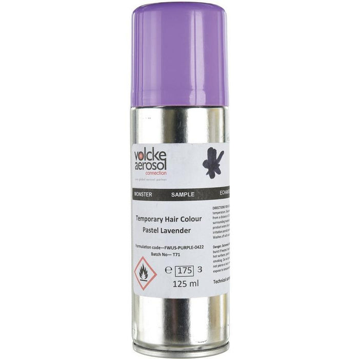 A 3 ounce bottle of Pastel Lavender Hair Spray.