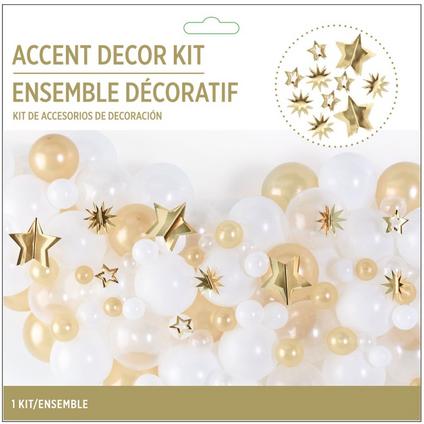 Star Accent Décor Kit - White Gold | 1 ct