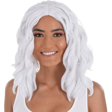 A White Body Wave Wig.