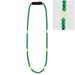 A 34-inch Light-Up LED Green Bead Necklace