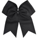 A 9-inch Black oversized hair bow.