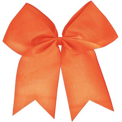 A 9-inch Orange oversized hair bow.