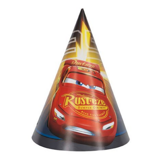 Disney Cars Party Hats | 8ct