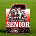 A custom yard sign featuring a bulldog mascot and the text 'Central Bulldogs Senior 2027' displayed on a green grass background.