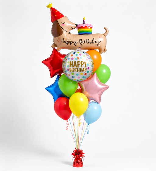 Party Pup Birthday Bouquet | 17pc