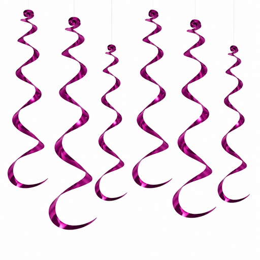 Twirly Whirlys - Hot Pink | 6ct