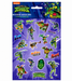 TMNT sticker sheet pack with Teenage Mutant Ninja Turtles character stickers, logo graphics, and purple packaging.