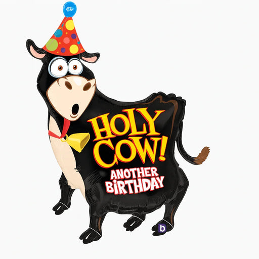 Holy Cow Another Birthday Supershape Foil Balloon 42" | 1ct