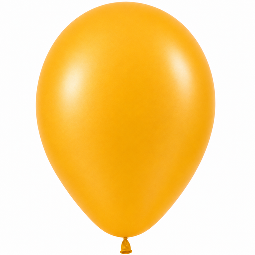 Honey Yellow 11-inch latex balloon with warm golden-yellow color