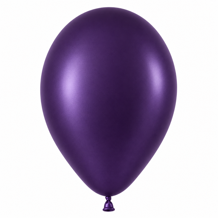 Purple balloon on a white background