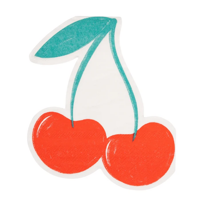 Cherry Shaped Napkin | 24ct