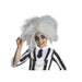 A child dressed as Beetlejuice wearing a Childs Beetlejuice Wig.