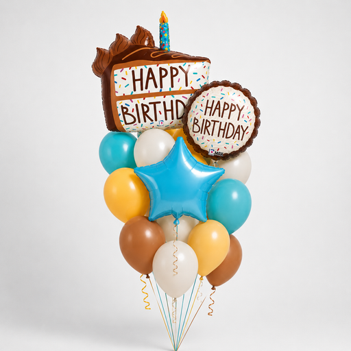 Chocolate Frosting Birthday Bouquet | 16pc