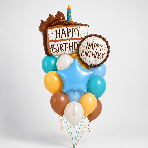 Chocolate Frosting Birthday Bouquet | 16pc