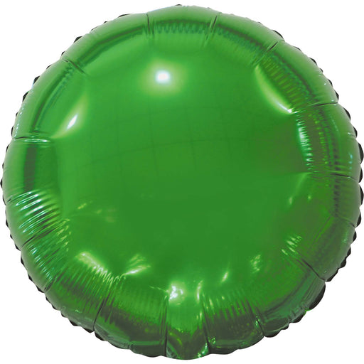 18" Classic Green Round Mylar | 1ct