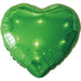 18" Classic Green Heart Mylar | 1ct