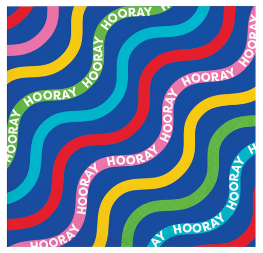 Color Waves Beverage Napkins | 16ct