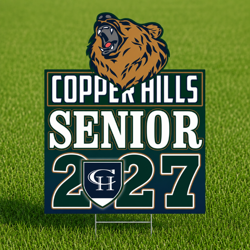 Copper HIlls High School 2027 SR Yard Sign 18"x24X | 1ct