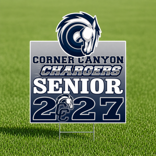 Corner Canyon High School 2027 SR Yard Sign 22'x28" | 1ct