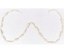 Cream & Gold/w Beads Pompom Garland 6ft | 1ct