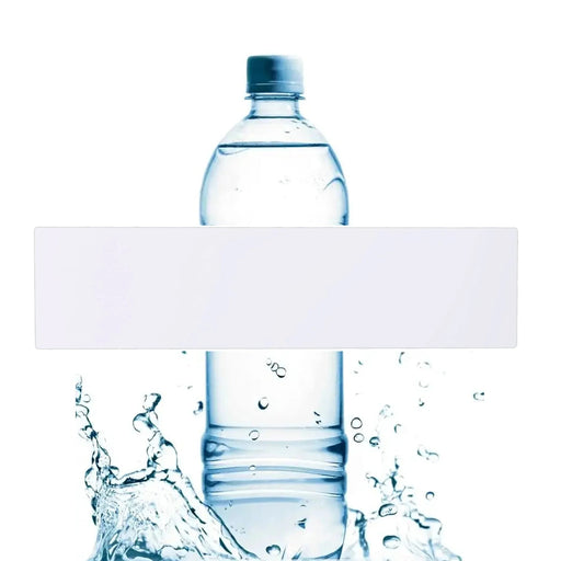 Custom Water Bottle Labels 8" x 2.5" | 12ct