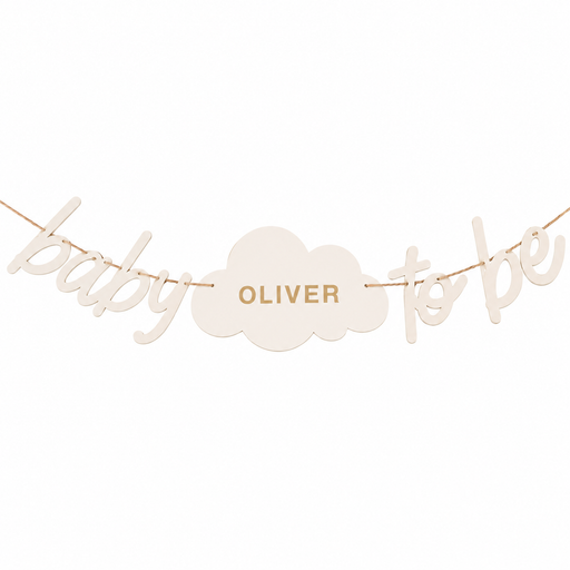 'Baby To Be' Customizable Card Banner 2m | 1ct